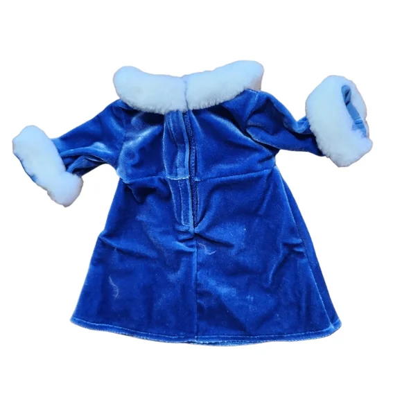 American Girl Doll Pleasant Co Bitty Baby Blue Silver Bells Christmas Outfit - Picture 3 of 9